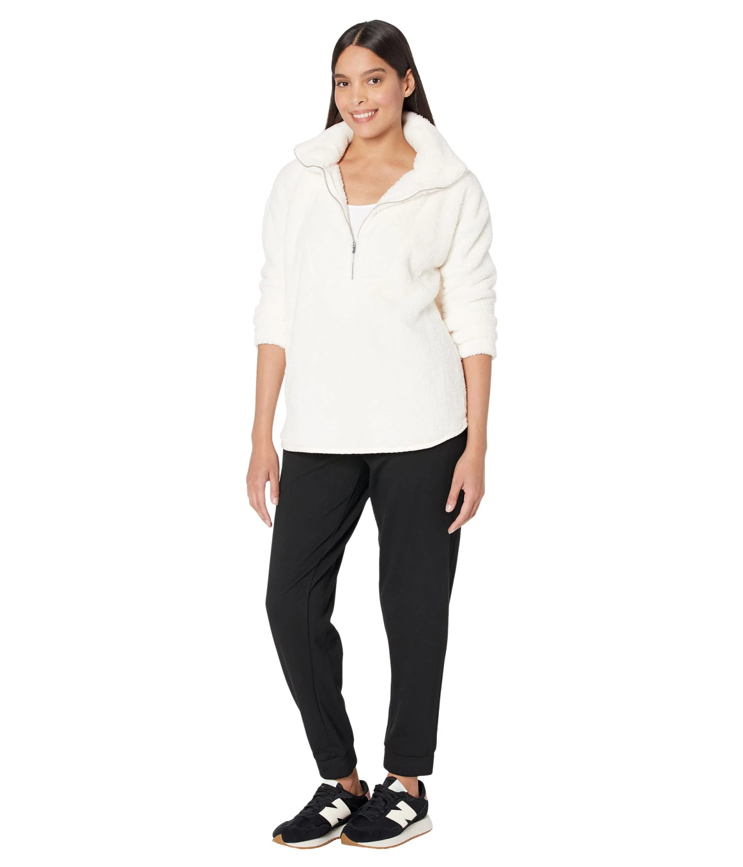 H Halston Zip Neck Hoodie Pullover 6 H Halston Zip Neck Hoodie Pullover - Image 4