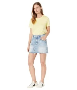 Lucky Brand High-Rise Cutoffs Jeans Skirt In High Key -Madewell Shop 619Qg6V697L