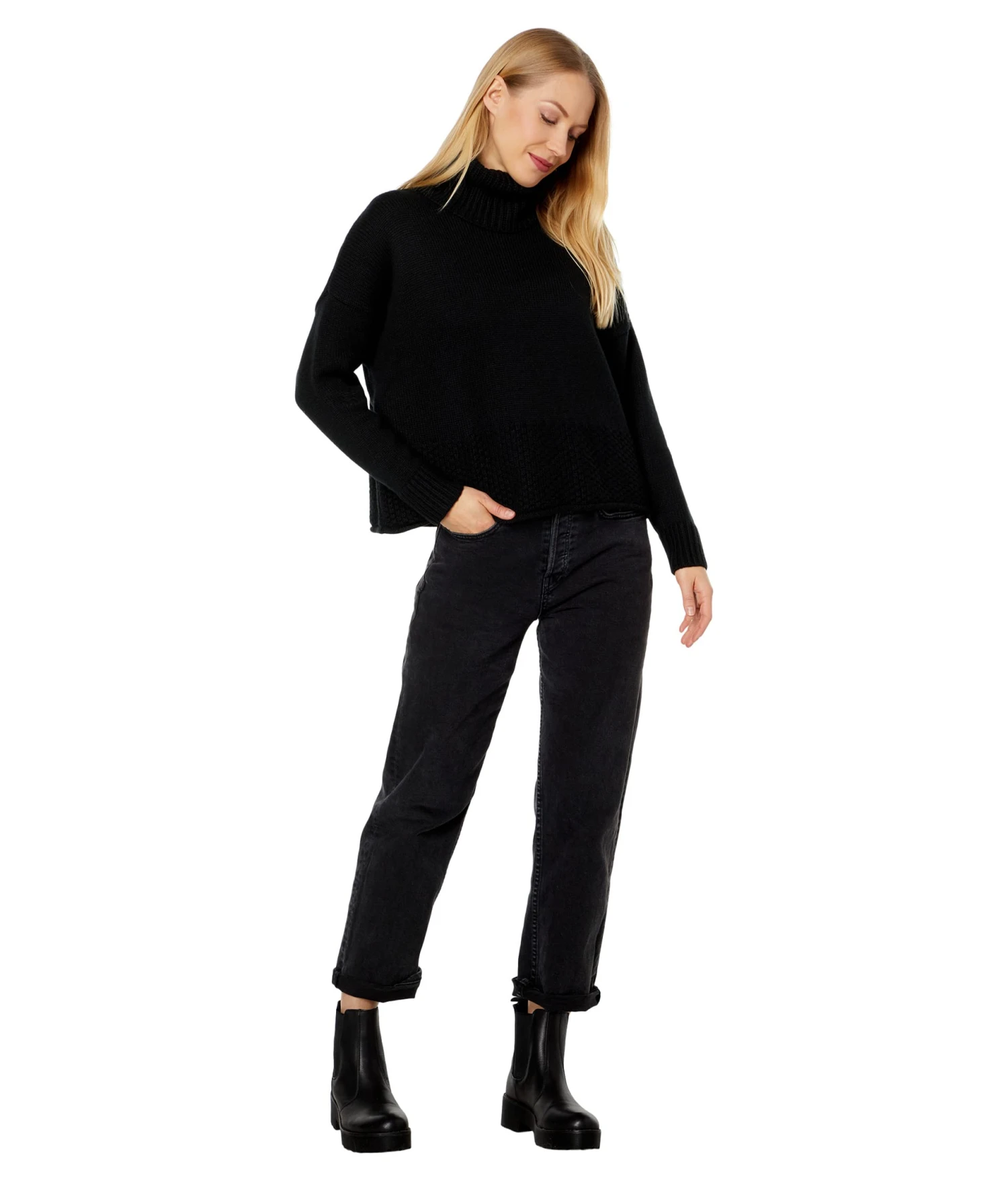 Madewell Corsica Stitch Mix Turtleneck 6 Madewell Corsica Stitch Mix Turtleneck - Image 4