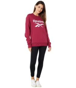 Reebok Identity Big Logo Fleece Crew -Madewell Shop 61YtOmDu8wS