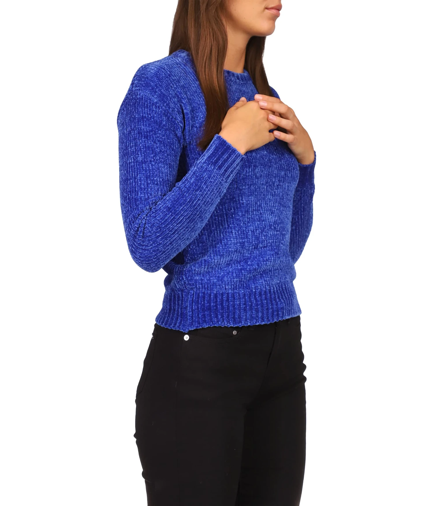 MICHAEL Michael Kors Velvet Button Detail Sweater 4 MICHAEL Michael Kors Velvet Button Detail Sweater - Image 2