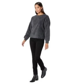 Dylan By True Grit Sherpa Drop Shoulder Crew Neck Sweatshirts -Madewell Shop 714t1H5bUJL