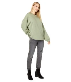 Dylan By True Grit Madison Lux Fleece Crew Neck Sweatshirt -Madewell Shop 7179zSulDIL