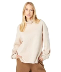 Madewell MWL Betterterry Relaxed Turtleneck Sweatshirt