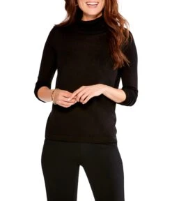 NIC+ZOE Petite Turtleneck Sweater Tee