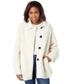 Dylan By True Grit Summit Reversible Texture Sherpa Jacket