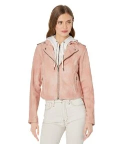 Jakett NEW YORK Molly Zip-Out Hood Insert Burnished Leather