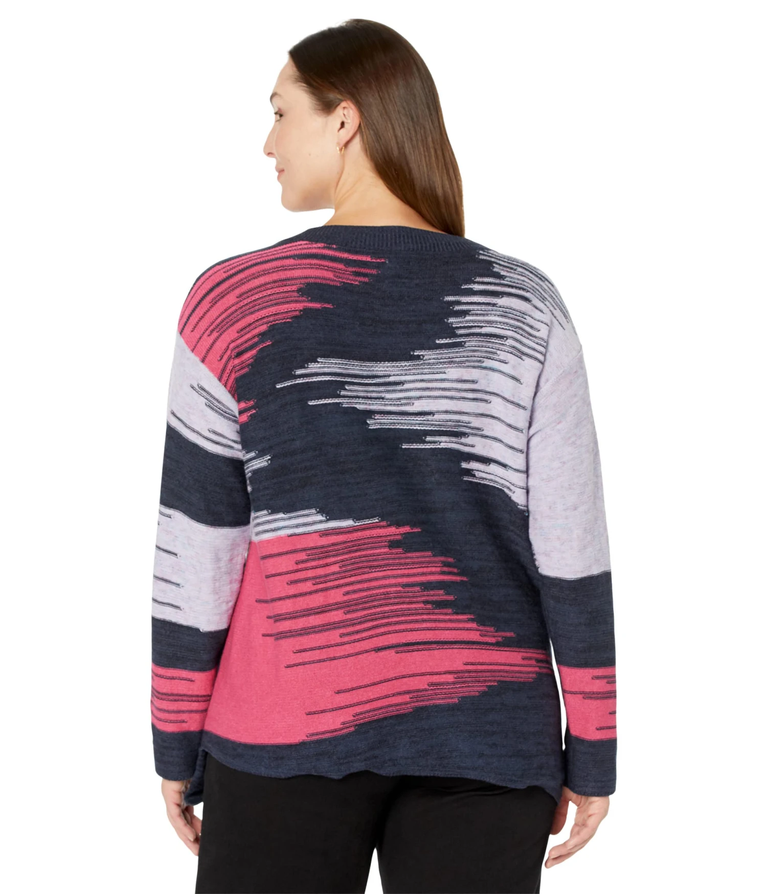 NIC+ZOE Plus Size Vivid Vibes Sweater 4 NIC+ZOE Plus Size Vivid Vibes Sweater - Image 2