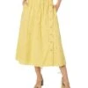 Madewell Eyelet Side-Button Midi Skirt In Dream-On Daisy -Madewell Shop 71lFw6kS91L