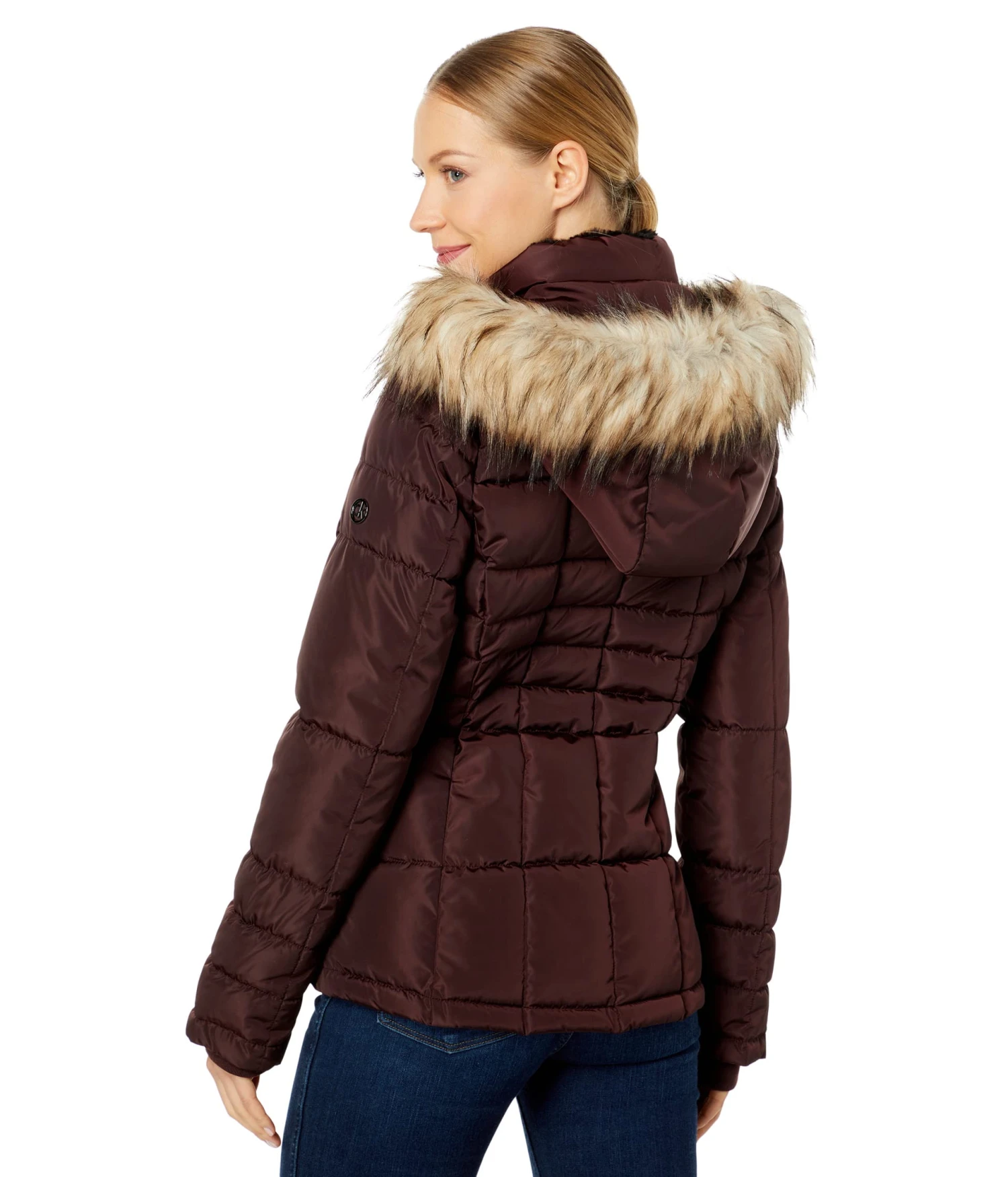 Calvin Klein Short Faux Fur Trimmed Puffer 4 Calvin Klein Short Faux Fur Trimmed Puffer - Image 2