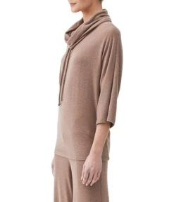 Michael Stars Charlie Madison Brushed Jersey Drape Turtleneck Elbow Sleeve Top -Madewell Shop 71oPEIa HMS