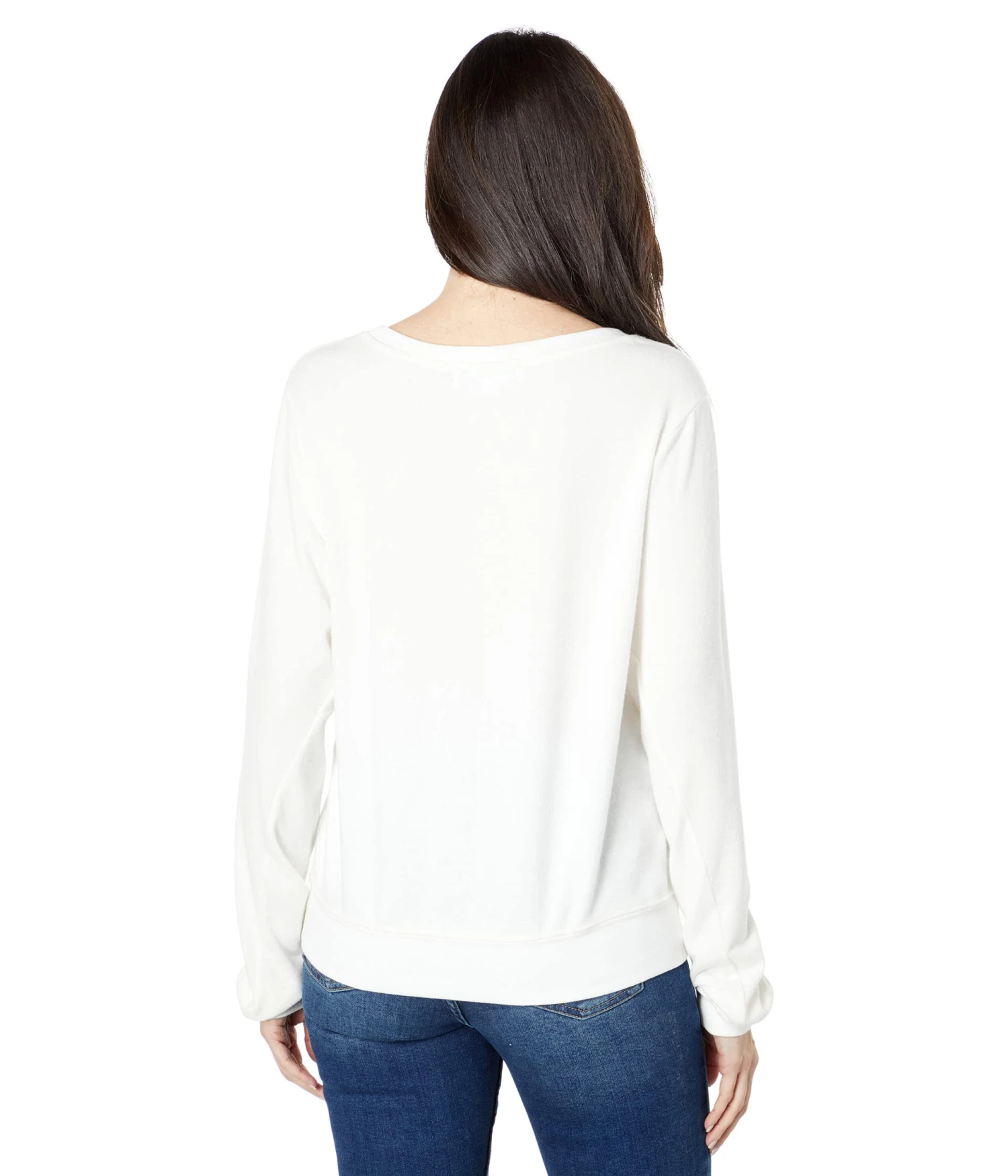 Wildfox Apres Chic Sweatshirt In Brushed Hacci Jersey 4 Wildfox Apres Chic Sweatshirt In Brushed Hacci Jersey - Image 2