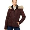 Calvin Klein Short Faux Fur Trimmed Puffer