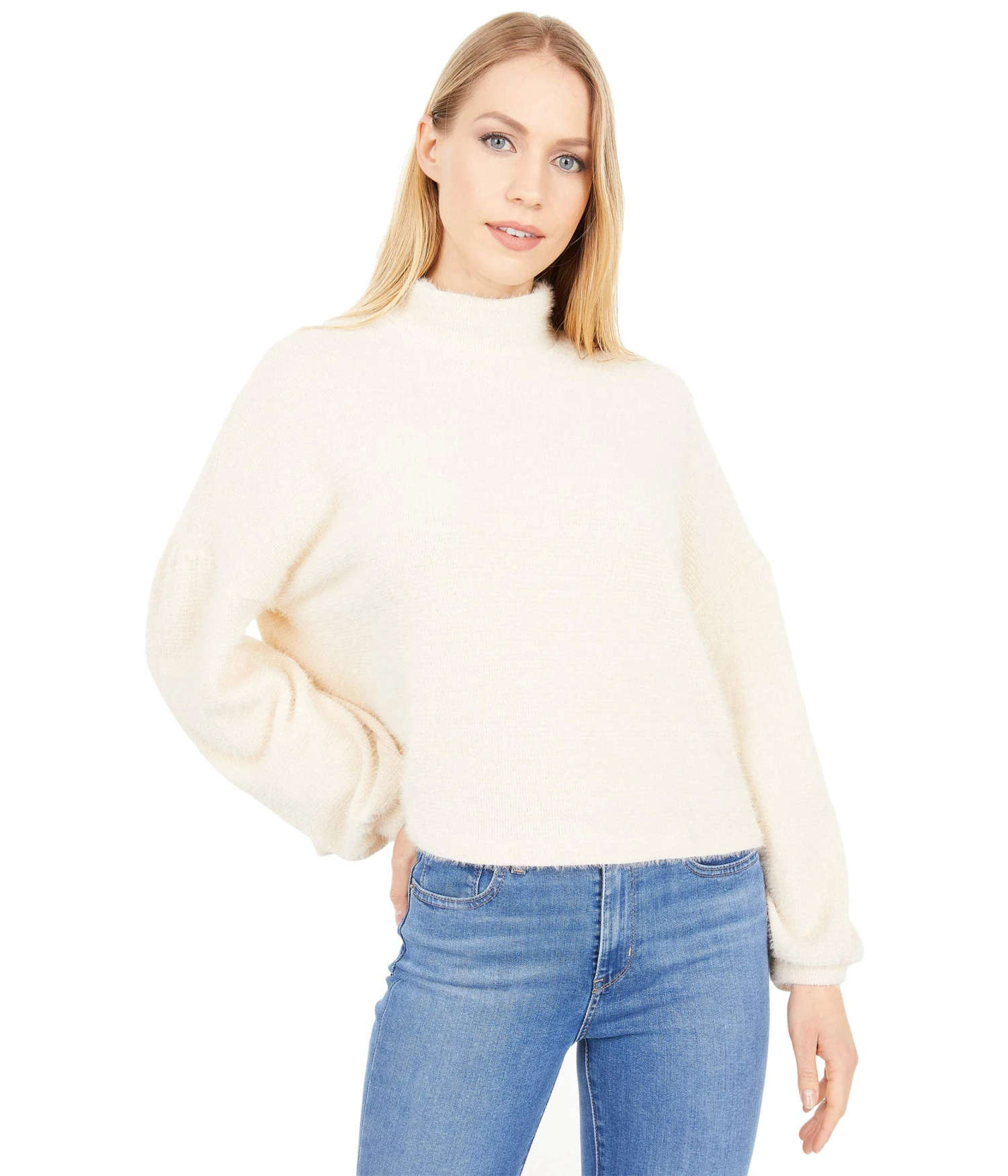 Sanctuary Keep Warm Eyelash Popover Sweater 3 Sanctuary Keep Warm Eyelash Popover Sweater