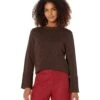 Elliott Lauren Cozy Yarn Wide Sleeve Crew Neck Sweater With Rolled Neckline -Madewell Shop 81C1nFVUUlL