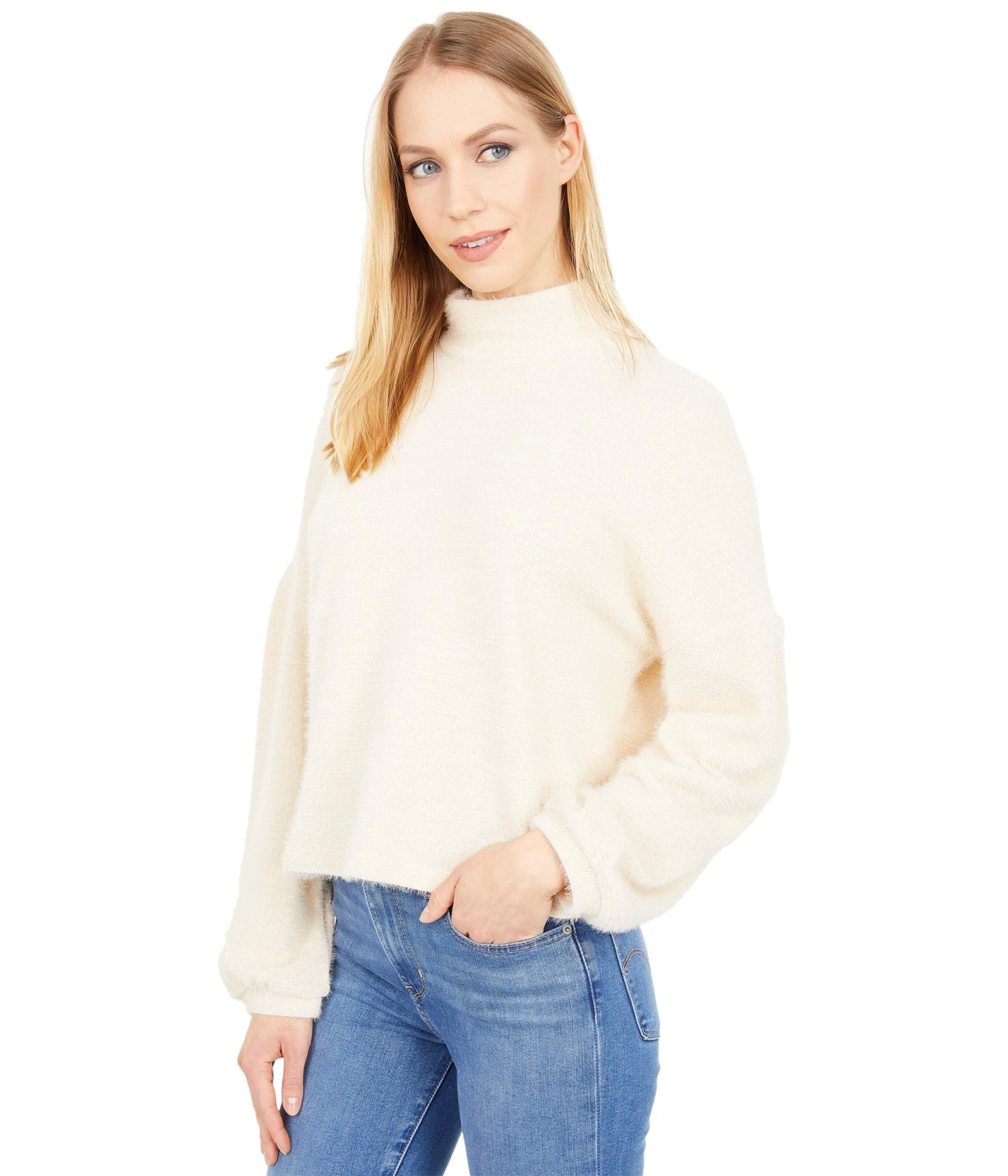 Sanctuary Keep Warm Eyelash Popover Sweater 4 Sanctuary Keep Warm Eyelash Popover Sweater - Image 2