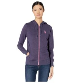 U.S. POLO ASSN. Hoodie Neon Trim