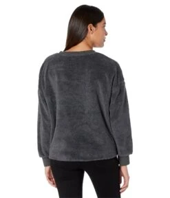 Dylan By True Grit Sherpa Drop Shoulder Crew Neck Sweatshirts -Madewell Shop 81JZeBZQavL