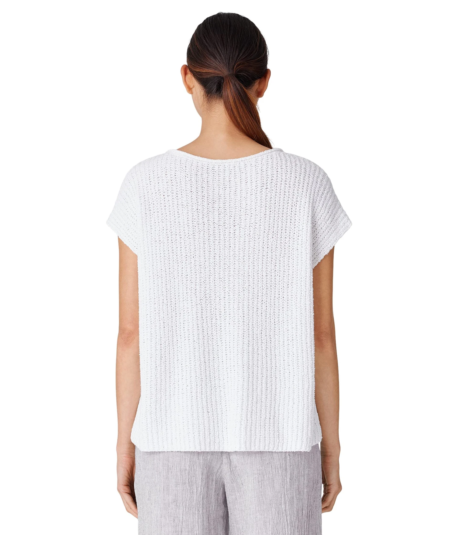 Eileen Fisher Ballet Neck Top 4 Eileen Fisher Ballet Neck Top - Image 2