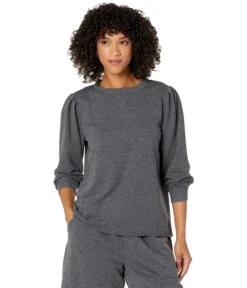 Mod-o-doc Burnout Fleece Long Sleeve Crew Sweatshirt