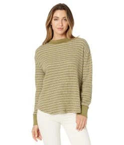Madewell San Jose Sweatshirt In Thermal Stripe