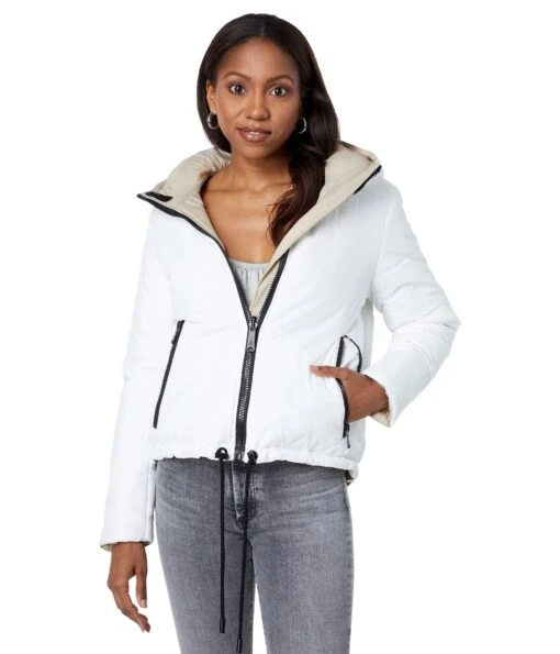 Sam Edelman Hooded Short Puffer With Drawcord Detail -Madewell Shop 81g0OoH35OL