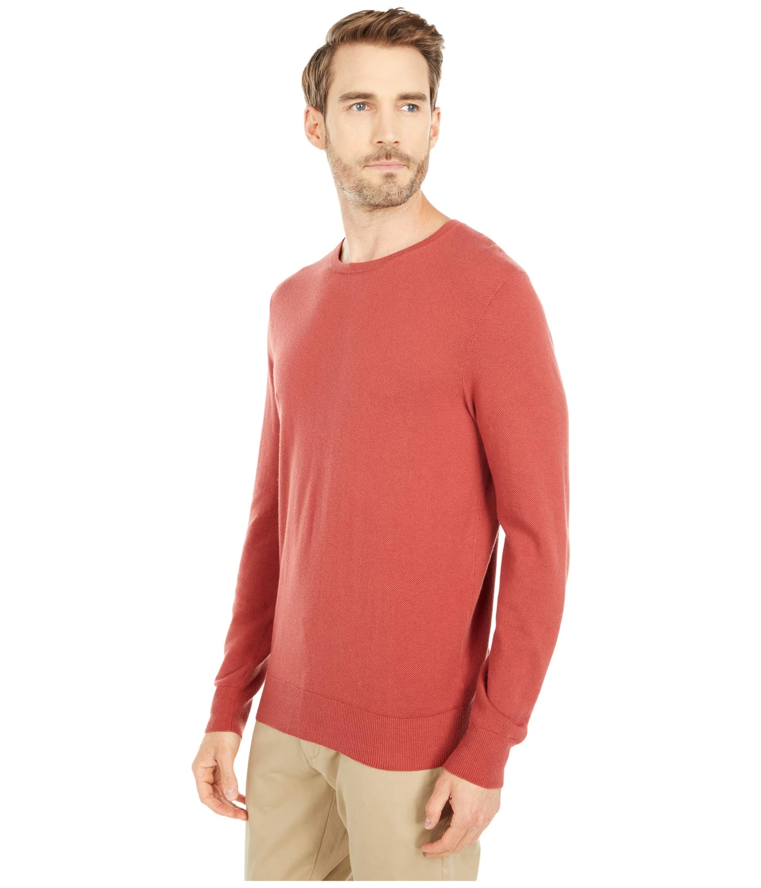 J. Crew J.Crew Cotton-Cashmere Piqué Crewneck Sweater 4 J. Crew J.Crew Cotton-Cashmere Piqué Crewneck Sweater - Image 2