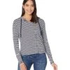 Majestic Filatures Soft Touch Stripe Long Sleeve Hoodie -Madewell Shop 81ju4YSYgL