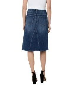 Liverpool Gia Glider Pull-On Midi Skirt In Flagstone -Madewell Shop 81mEEEPmclS