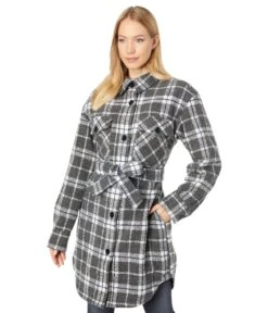 NVLT Wool Shacket With Quilted Lining