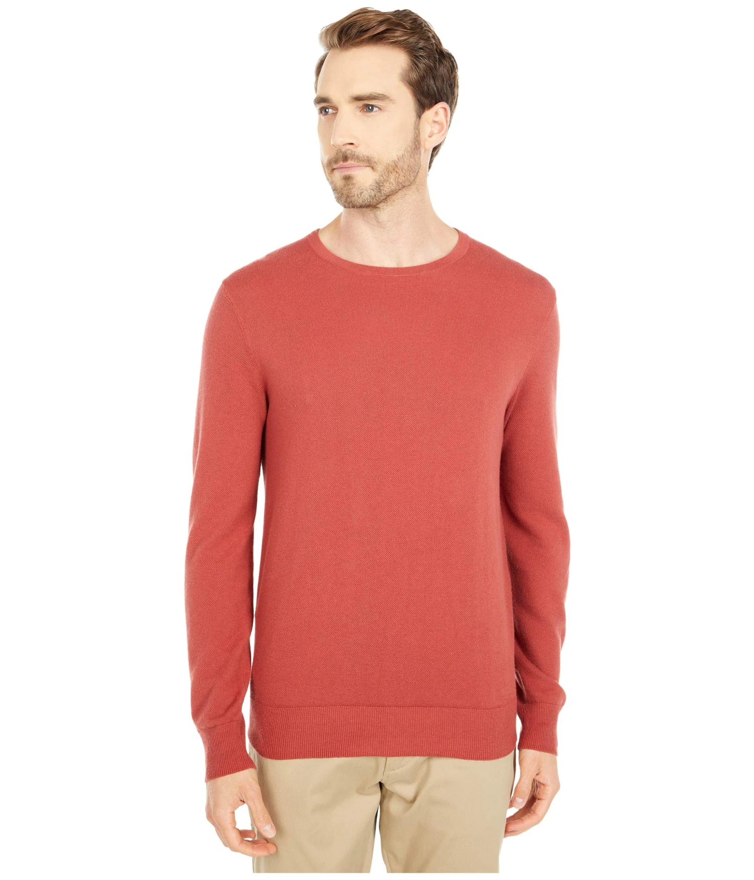 J. Crew J.Crew Cotton-Cashmere Piqué Crewneck Sweater 3 J. Crew J.Crew Cotton-Cashmere Piqué Crewneck Sweater