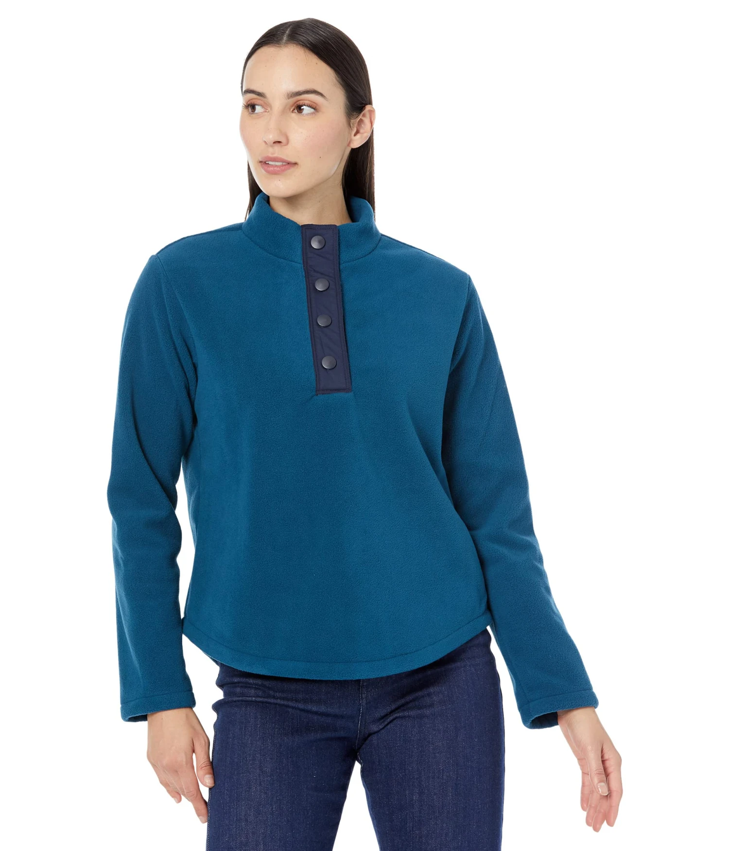 Draper James Turtleneck Pullover Fleece 3 Draper James Turtleneck Pullover Fleece