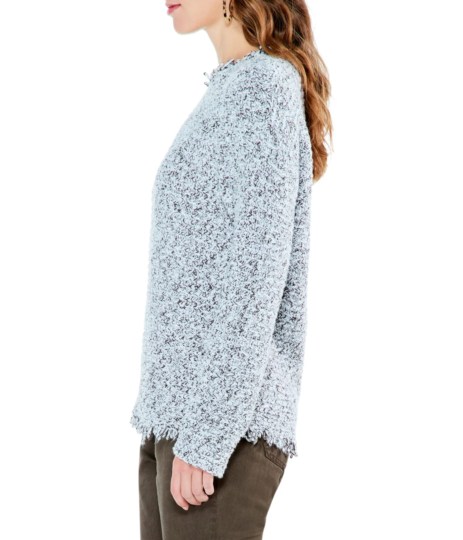 NIC+ZOE Petite Fringe Mix Sweater 4 NIC+ZOE Petite Fringe Mix Sweater - Image 2