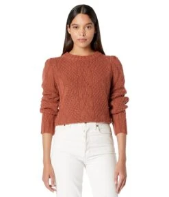 Madewell Ridgecrest Cable Pullover Sweater