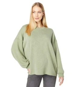 Dylan By True Grit Madison Lux Fleece Crew Neck Sweatshirt