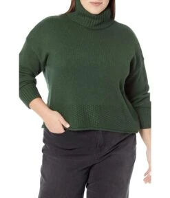Madewell Plus Corsica Stitch Mix Turtleneck