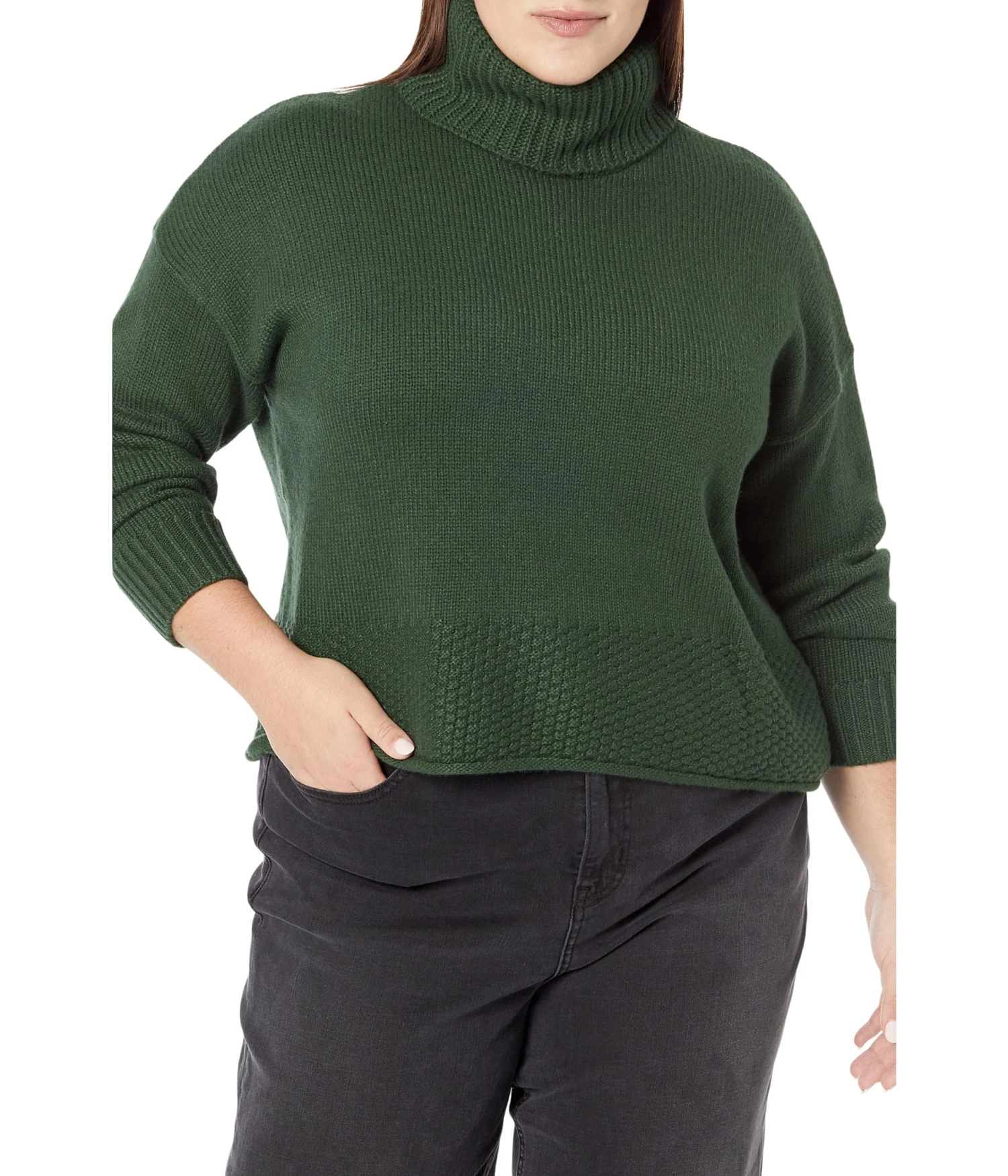 Madewell Plus Corsica Stitch Mix Turtleneck 3 Madewell Plus Corsica Stitch Mix Turtleneck