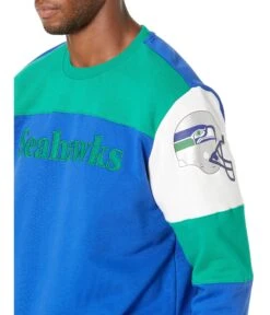 Mitchell & Ness NFL Perfect Season Crew Fleece Seahawks -Madewell Shop 910HagNNRlL