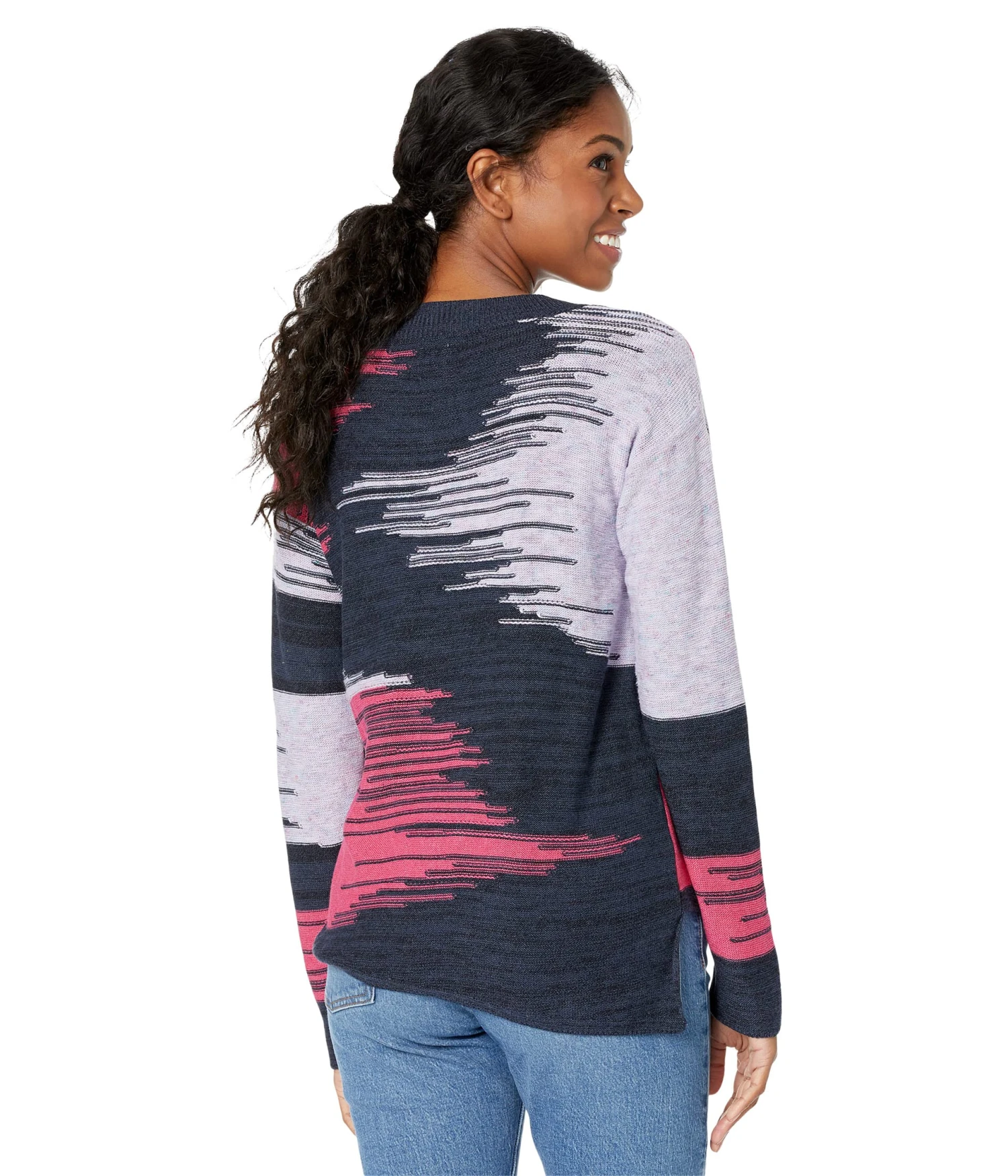 NIC+ZOE Petite Vivid Vibes Sweater 4 NIC+ZOE Petite Vivid Vibes Sweater - Image 2