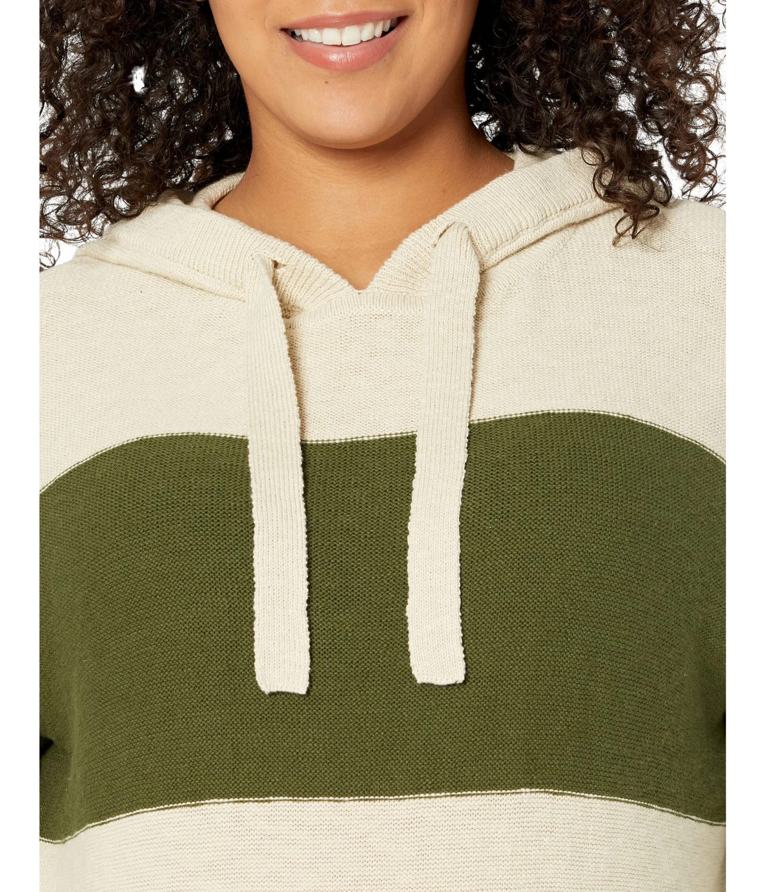 Madewell Plus Clairview Hoodie Sweater In Colorblock 5 Madewell Plus Clairview Hoodie Sweater In Colorblock - Image 3