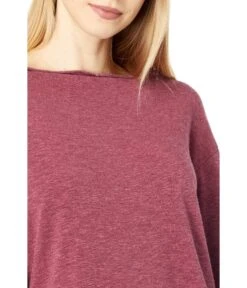 Mod-o-doc Soft Slubby Terrycloth Long Sleeve Draped Mock Neck Pullover -Madewell Shop 91fe5qMmkZL