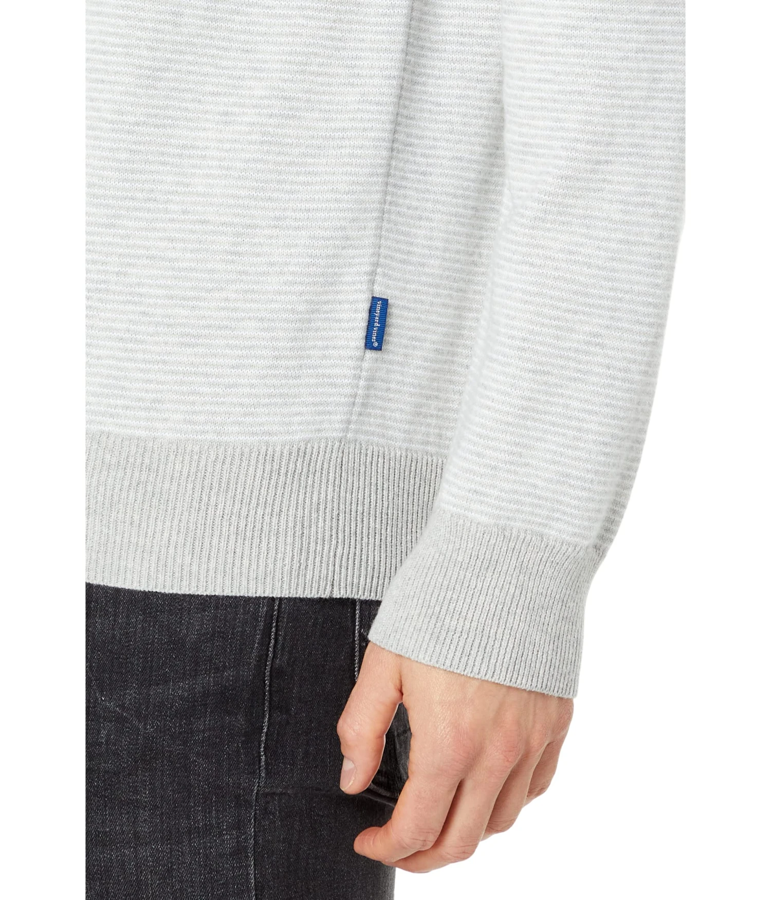 Vineyard Vines Boathouse Stripe 1/4 Zip 5 Vineyard Vines Boathouse Stripe 1/4 Zip - Image 3