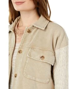 Saltwater Luxe Range Mixed Media Long Sleeve Jacket -Madewell Shop 91ko KmhdsL