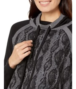 Elliott Lauren Snake Charmer Color-Block Printed Funnel Neck Sweater -Madewell Shop 91ry7g m7aL