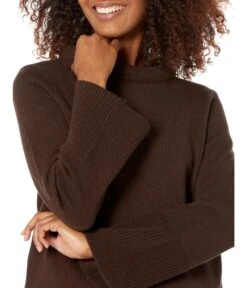 Elliott Lauren Cozy Yarn Wide Sleeve Crew Neck Sweater With Rolled Neckline -Madewell Shop 91u0FcbSTL
