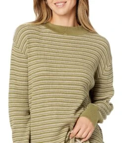 Madewell San Jose Sweatshirt In Thermal Stripe -Madewell Shop A1YKIZxCOyL